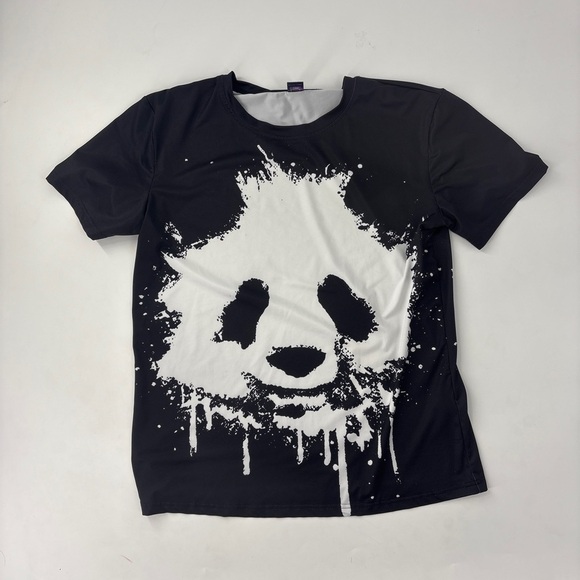 Other - Black and White Panda Quick Dry Graphic T-Shirt